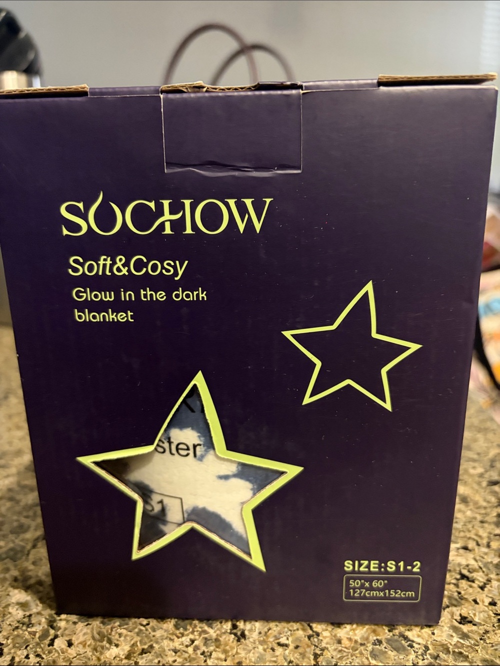 Sochow Soft & Cosy Glow-in-the-Dark Blanket - White